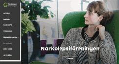 Desktop Screenshot of narkolepsiforeningen.se